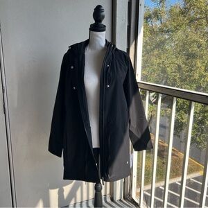 NWT Apana Black Utility Rain Jacket for Women